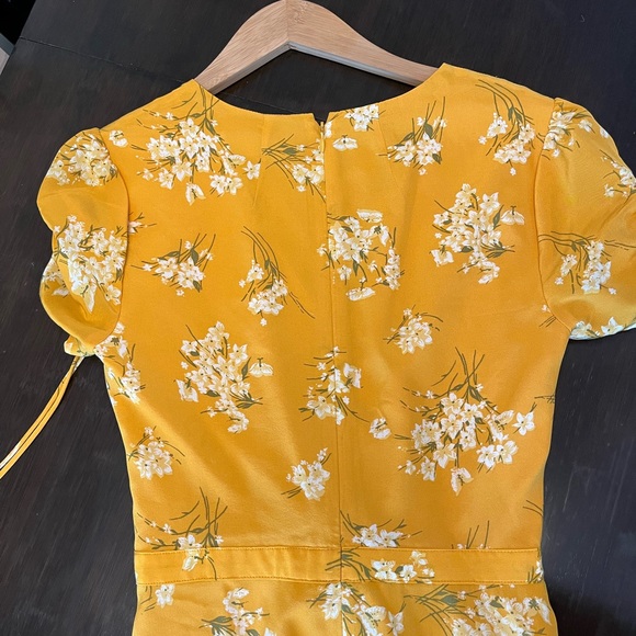 Madewell Silk Maxi Wrap Dress in Butterfly Garden, size 00 - Picture 13 of 13